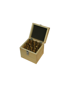 20 Piece Tin-Coated Double End Mill Set