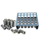 Premium 35 Piece 5-C Collet Set With Rack (1/32nd)