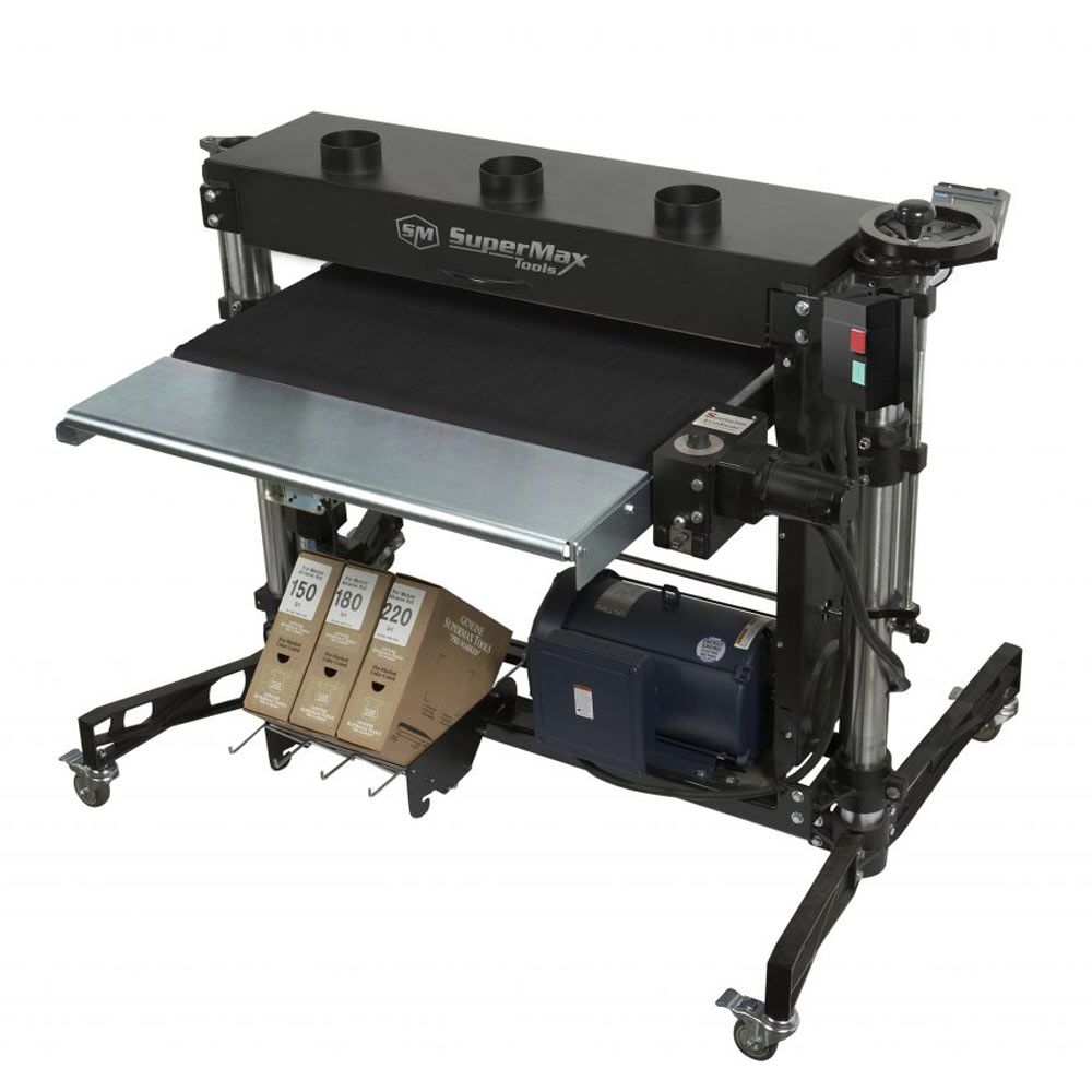 Supermax 37x2 double drum sander discount